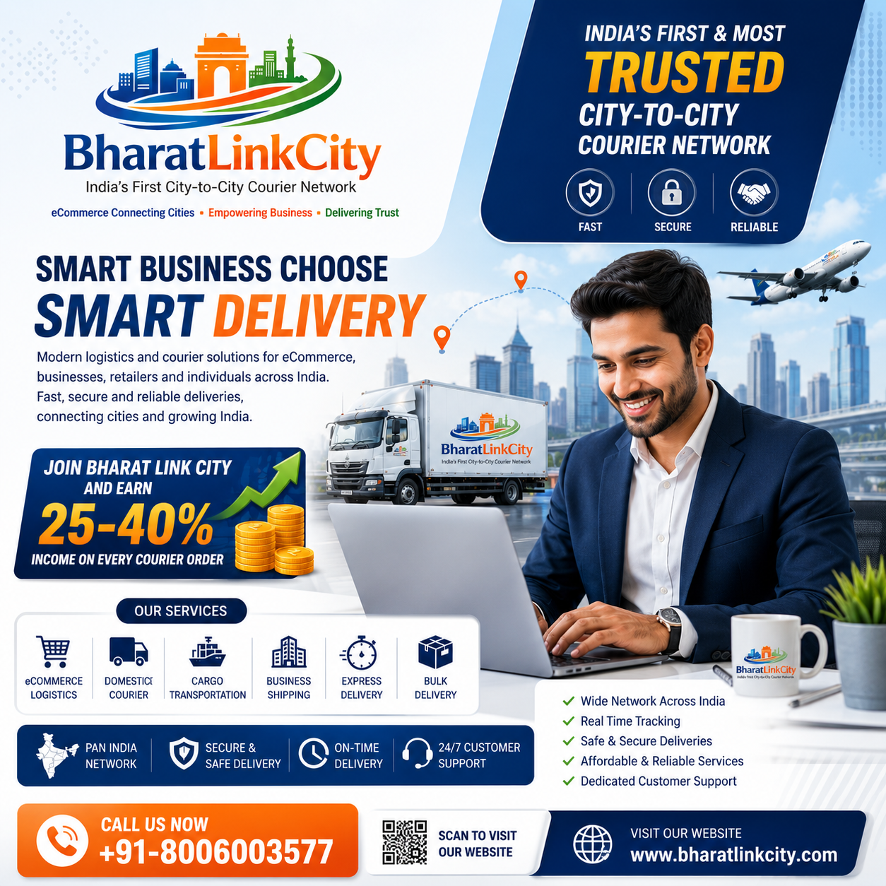 How eCommerce Business Owners Benefit from Using Bharat Link City Courier Services ?