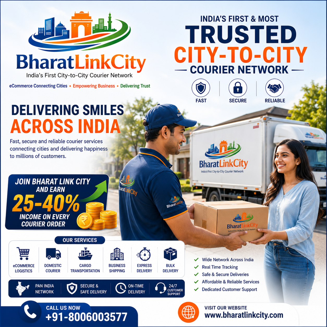 How Customers Get Benefits from Bharat Link City Courier Services ?